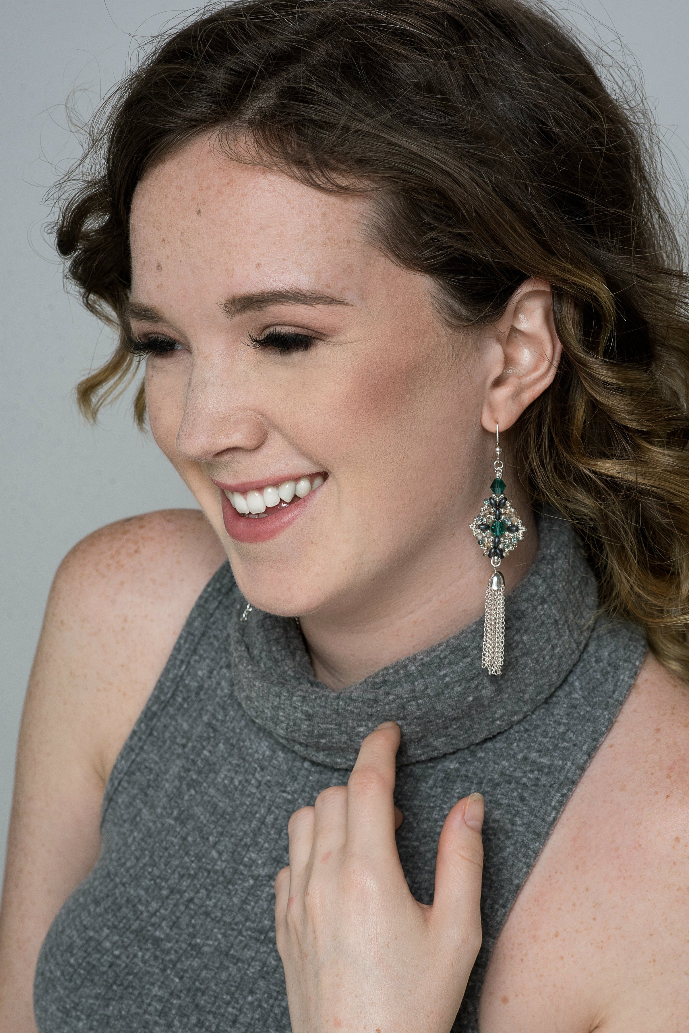 Andromeda earrings - Thunderstorm