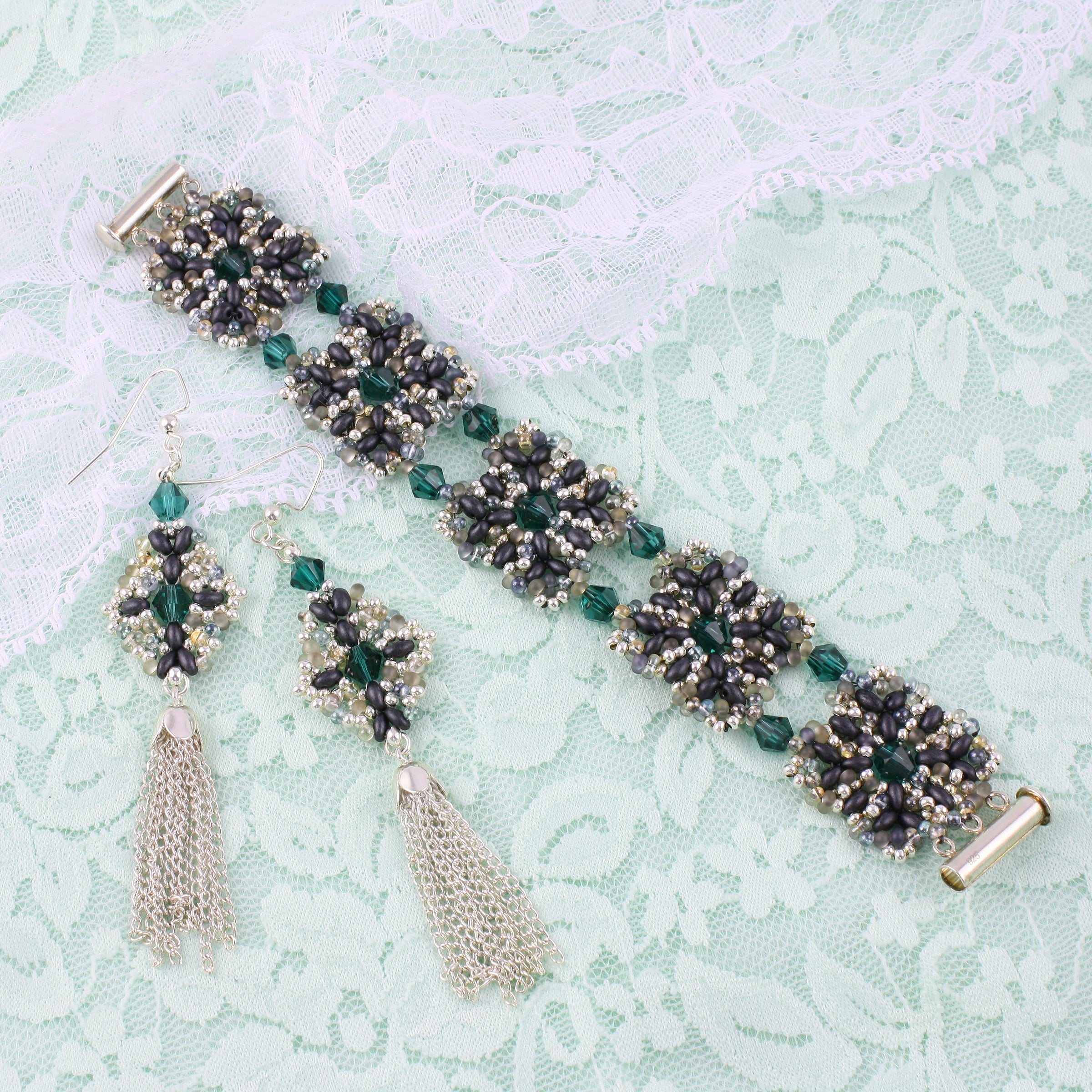 Andromeda earrings - Thunderstorm