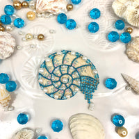 "Nautilus" - Magnetic Embroidered Pin