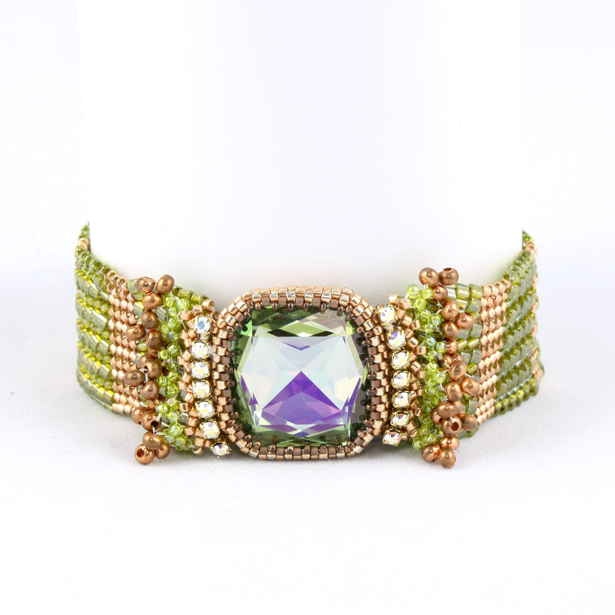 Nebula bracelet - Lime Copper