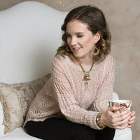 Nebula bracelet - Lime Copper