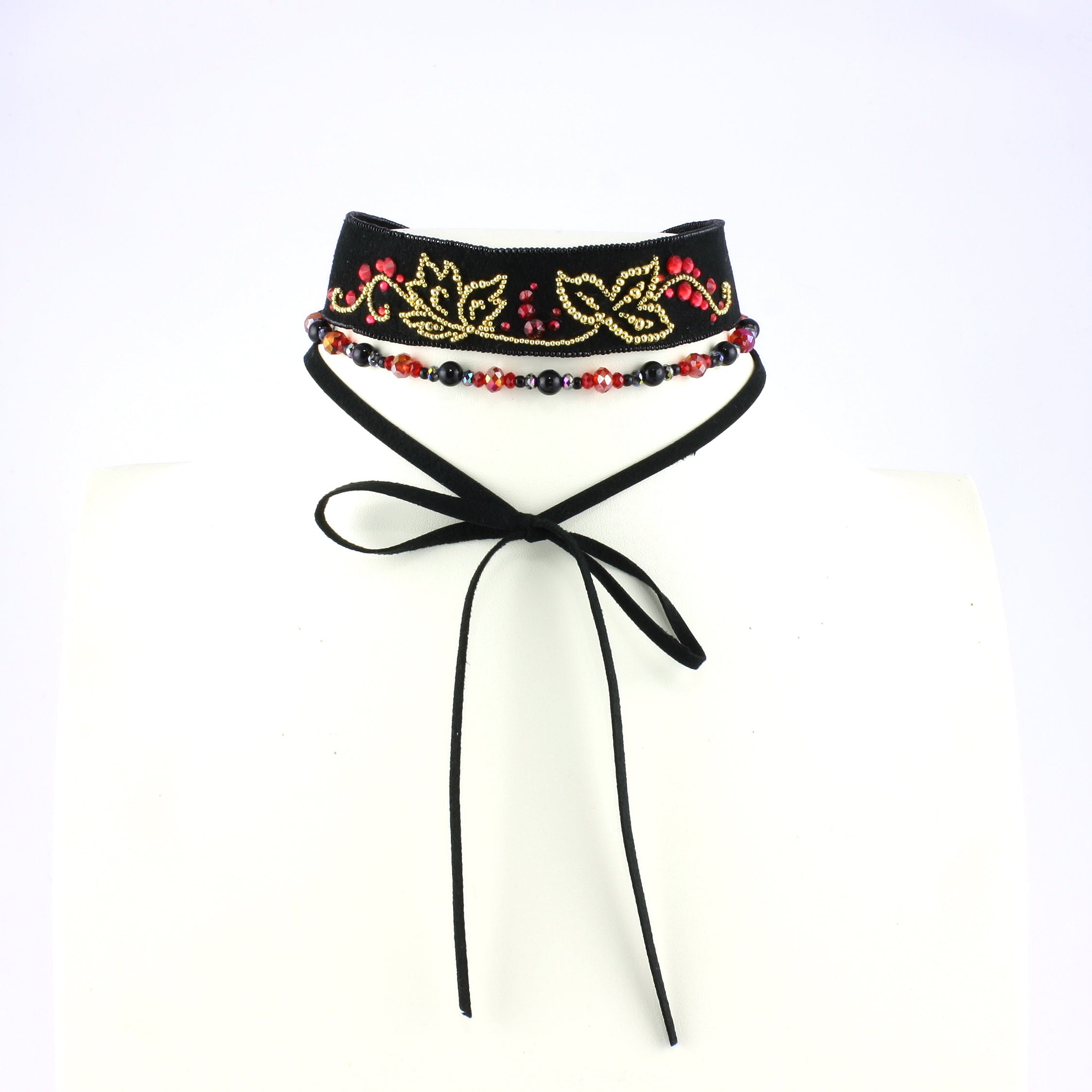 Peskoff Signature Choker - Hearts & Spades