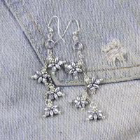 Stardust earrings - Chrome