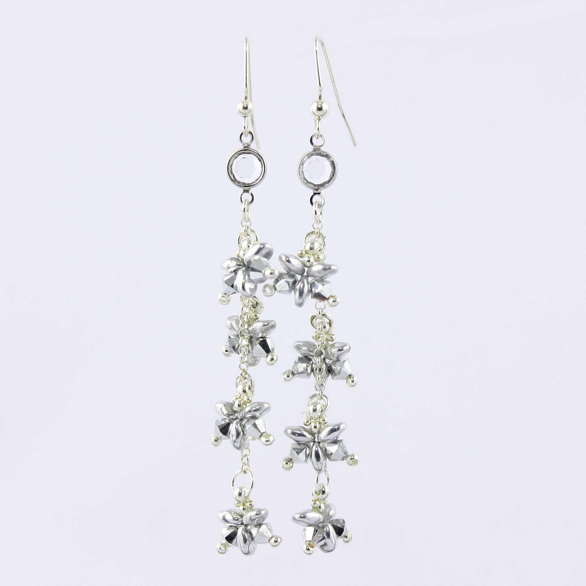 Stardust earrings - Chrome