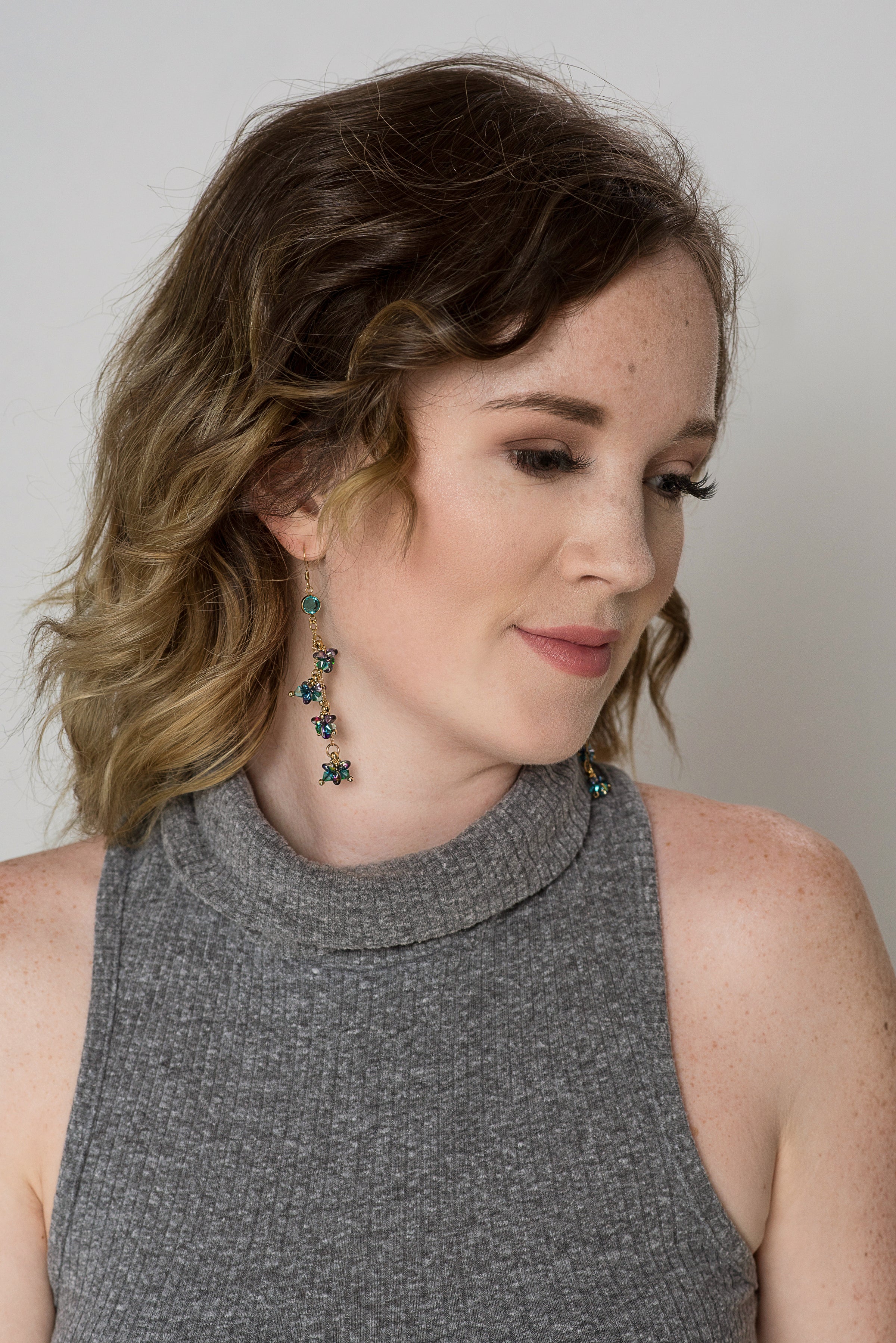 Stardust earrings - Evergreen