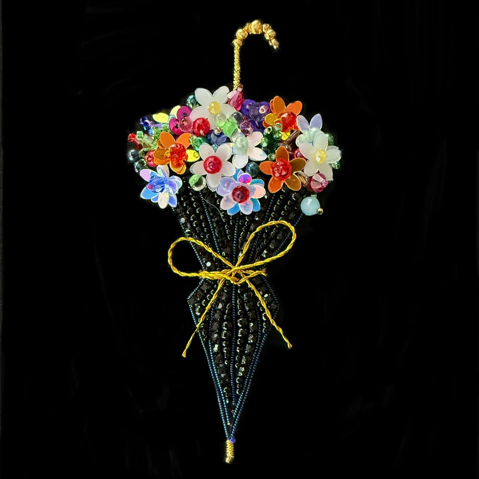 Umbrella - Magnetic Embroidered Pin