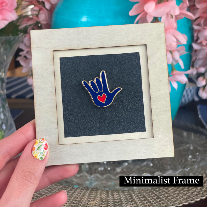 "Love Sign" - Magnetic Enamel Pin