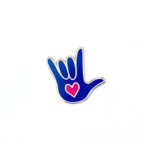 "Love Sign" - Magnetic Enamel Pin