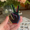 "Peace" - Magnetic Embroidered Pin