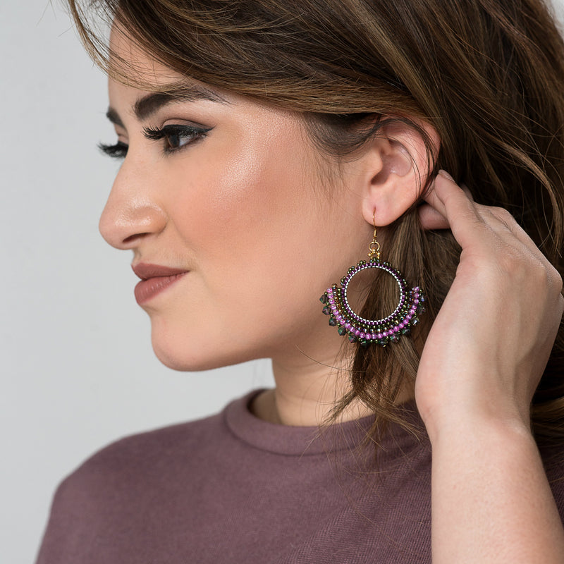 Asteroid Belt earrings - Mystic