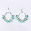 Aqua blue hoops