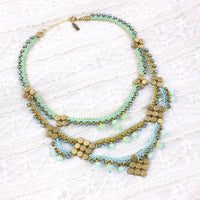 Constellation necklace - Opal Gold