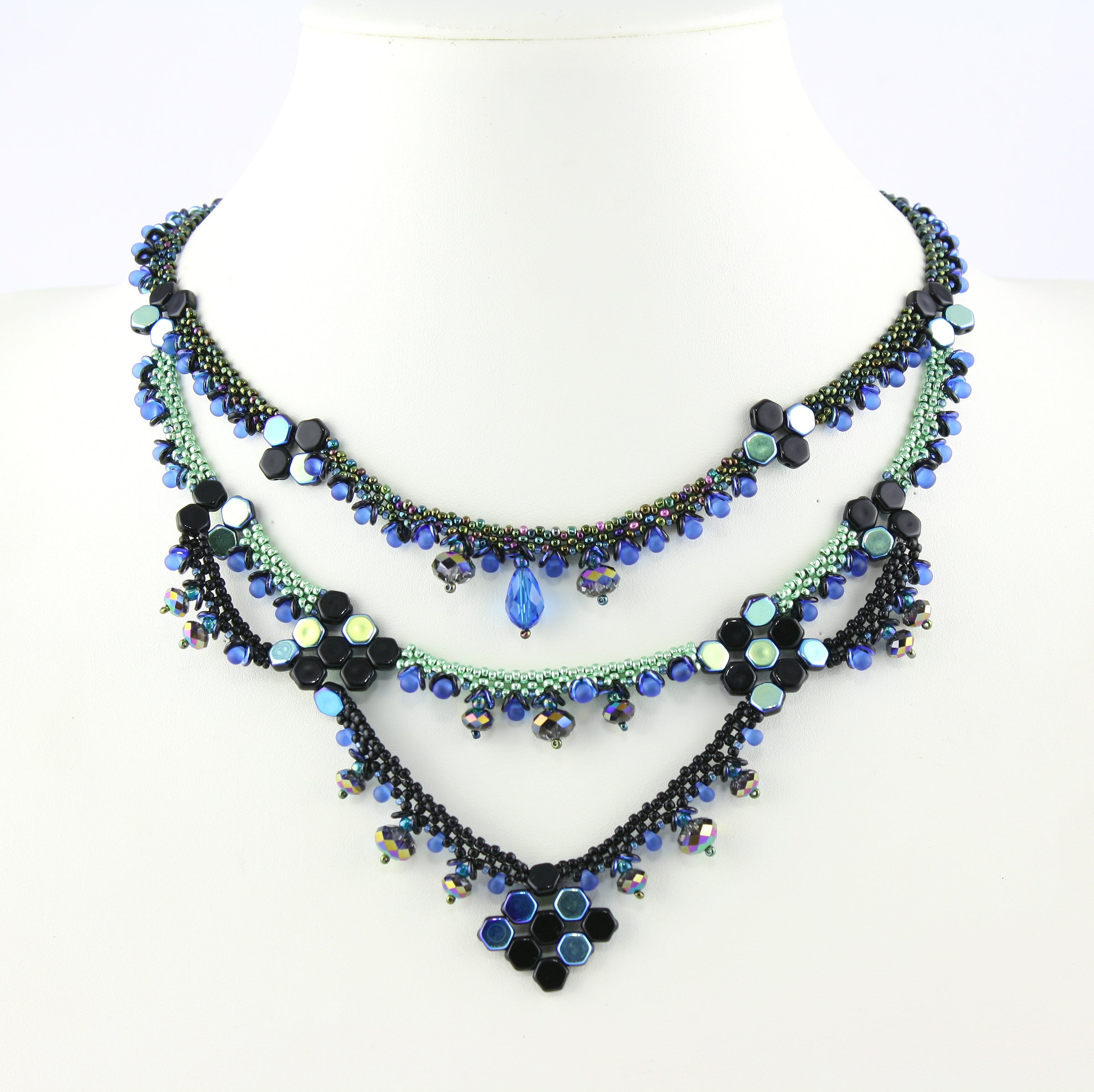 Constellation necklace - Peacock