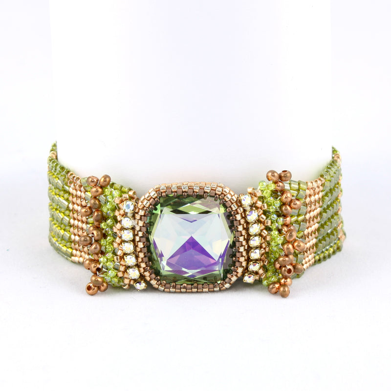 Nebula bracelet - Lime Copper