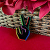 "Peace" - Magnetic Embroidered Pin