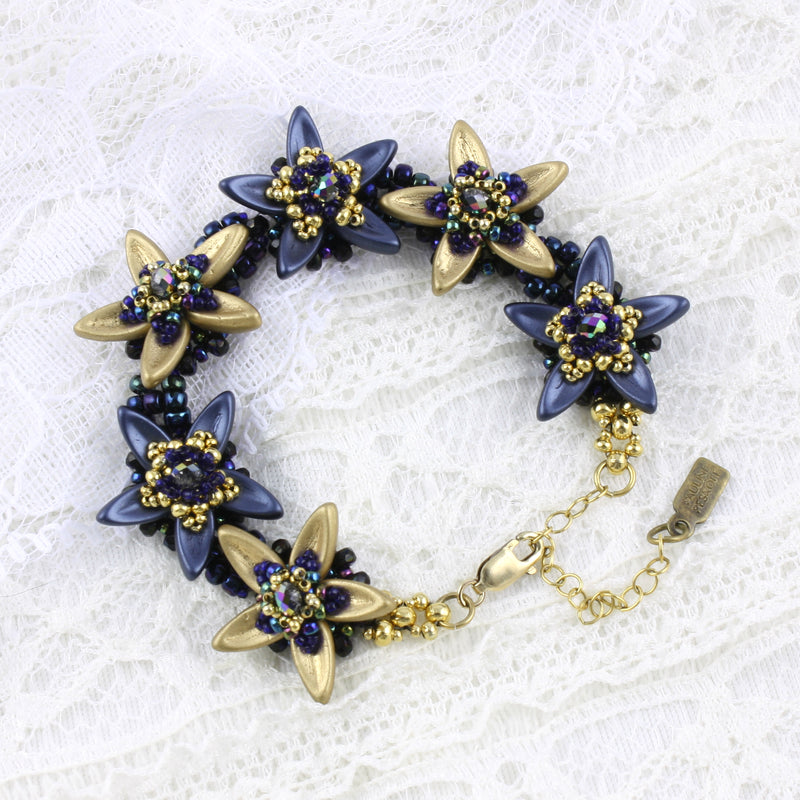 Proxima bracelet - Navy Gold