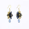 Proxima earrings - Navy Gold