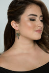Proxima earrings - Navy Gold