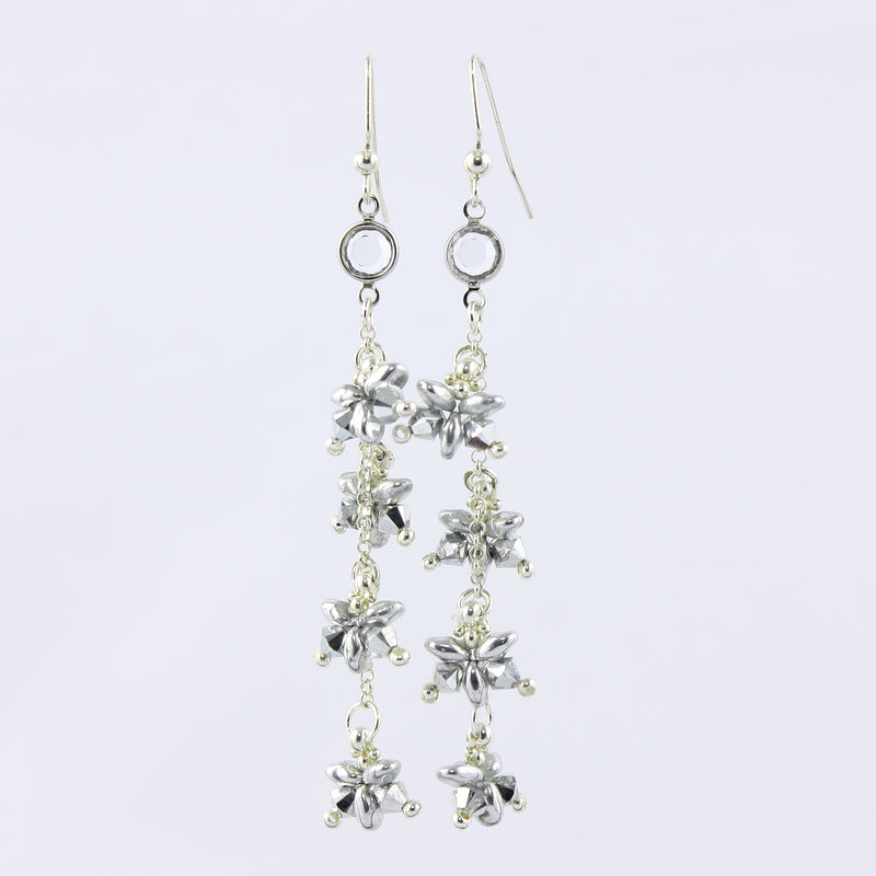 Stardust earrings - Chrome