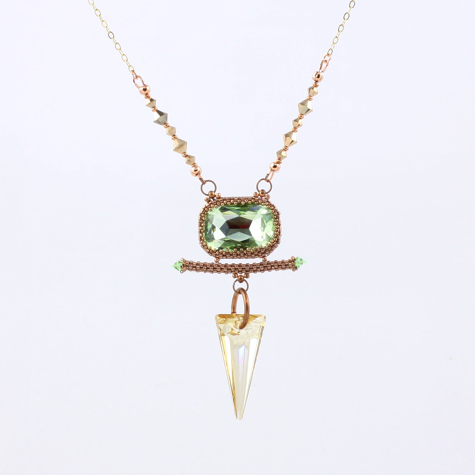 Vega pendant - Lime Copper