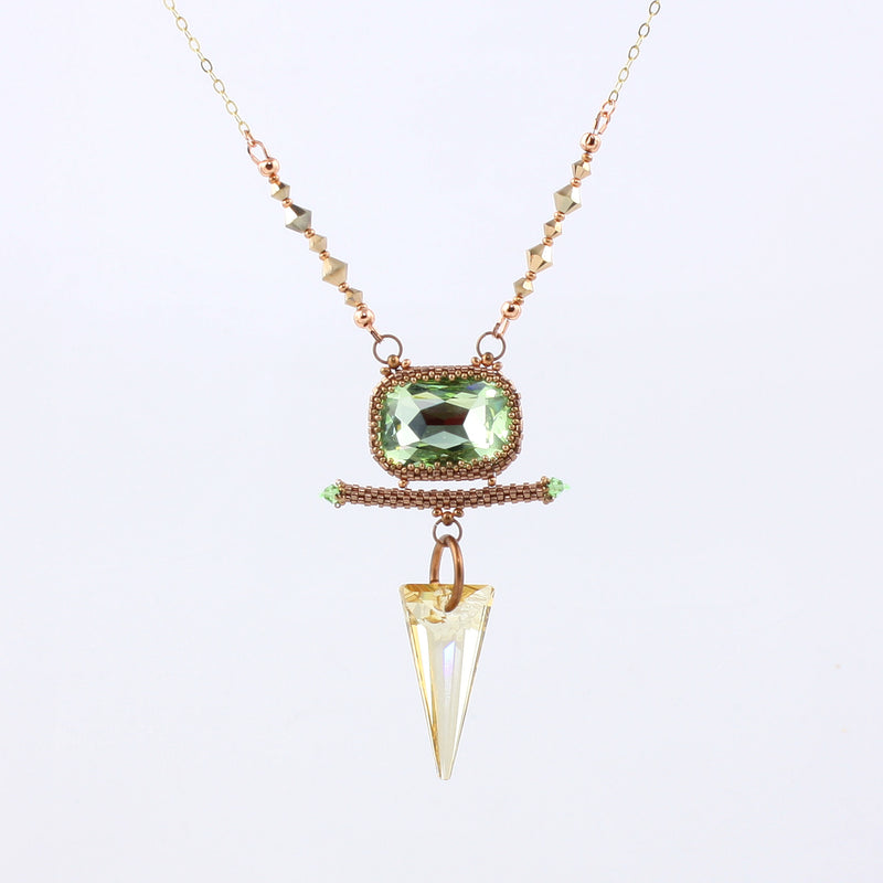 Vega pendant - Lime Copper