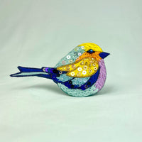 "Lilac-Breasted Roller" - Magnetic Embroidery Pin